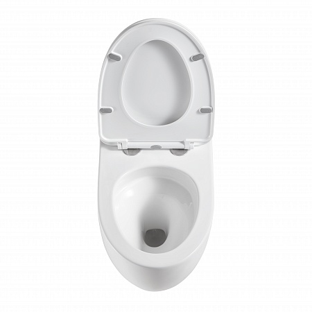 Подвесной унитаз безободковый Terminus Енисей Монолит 560х390 белый Петропавловск-Камчатский - фото 3